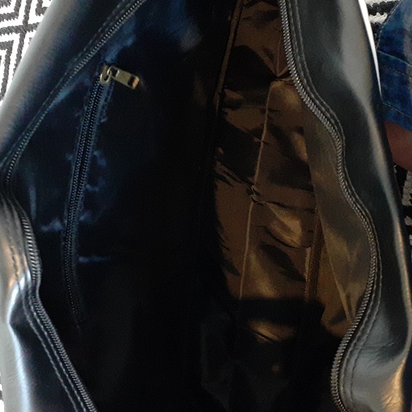 I love London black shouder large leather bag - Picture 4 of 10